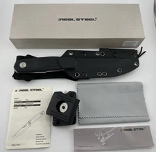 Real Steel Bushcraft Zenith Fixed Blade Knife BattlBox Exclusive Scandi Grind