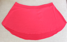 Capezio RED BALLET SKIRT Girls XL X-Large Elastic Waist Dance