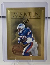1996 Leaf 22 Karat Gold Leaf Stars Curtis Martin #12 Serial Numbered 1098/2500