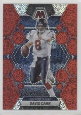 2023 Panini Mosaic Red Sparkle Prizm David Carr #93 ms9