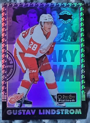 2020-21 Opeechee Platinum GUSTAV LINDSTROM Purple Houndstooth 08/15!!