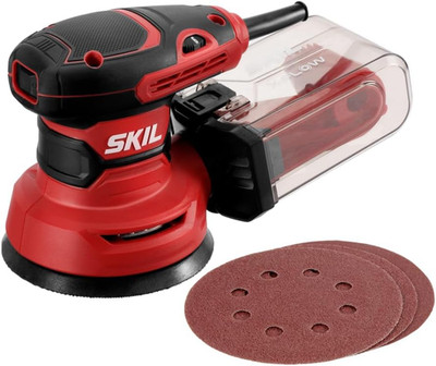 SKIL 5  Random Orbital Sander with Cyclonic Dust Box & 3Pc Sanding Sheet - SR211