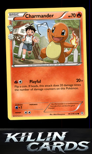 Charmander RC3/RC32 Pokemon Common Generations: Radiant Collection Card LP