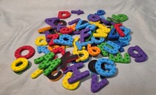 Alphabet Letter Magnets Colorful Educational Fridge Spelling Pieces
