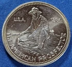 A Vintage 1984 Engelhard Prospector 1 oz .999 Silver  Round