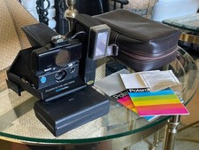 Polaroid SX-70 SE Sonar OneStep w/Original Storage Case, Flash/Bracket, Manuals