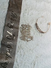 10th Birthday Crown and Sash Set, Rose Gold