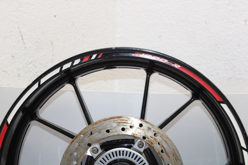 2010 BMW S1000RR OEM REAR BACK WHEEL RIM - Image 3 of 4