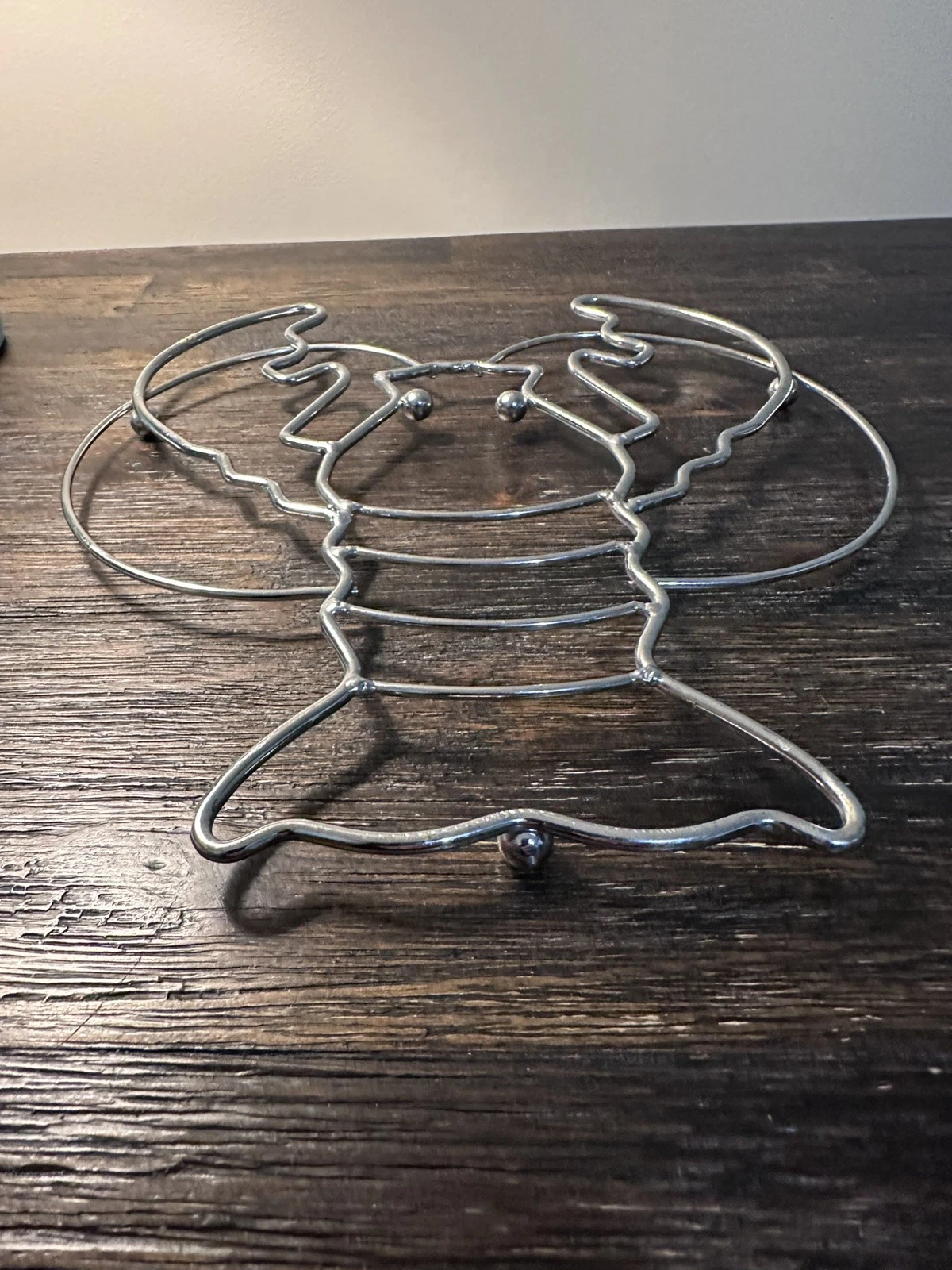 Vintage Metal Wire LOBSTER Summer Trivet Stand - product detail image 2