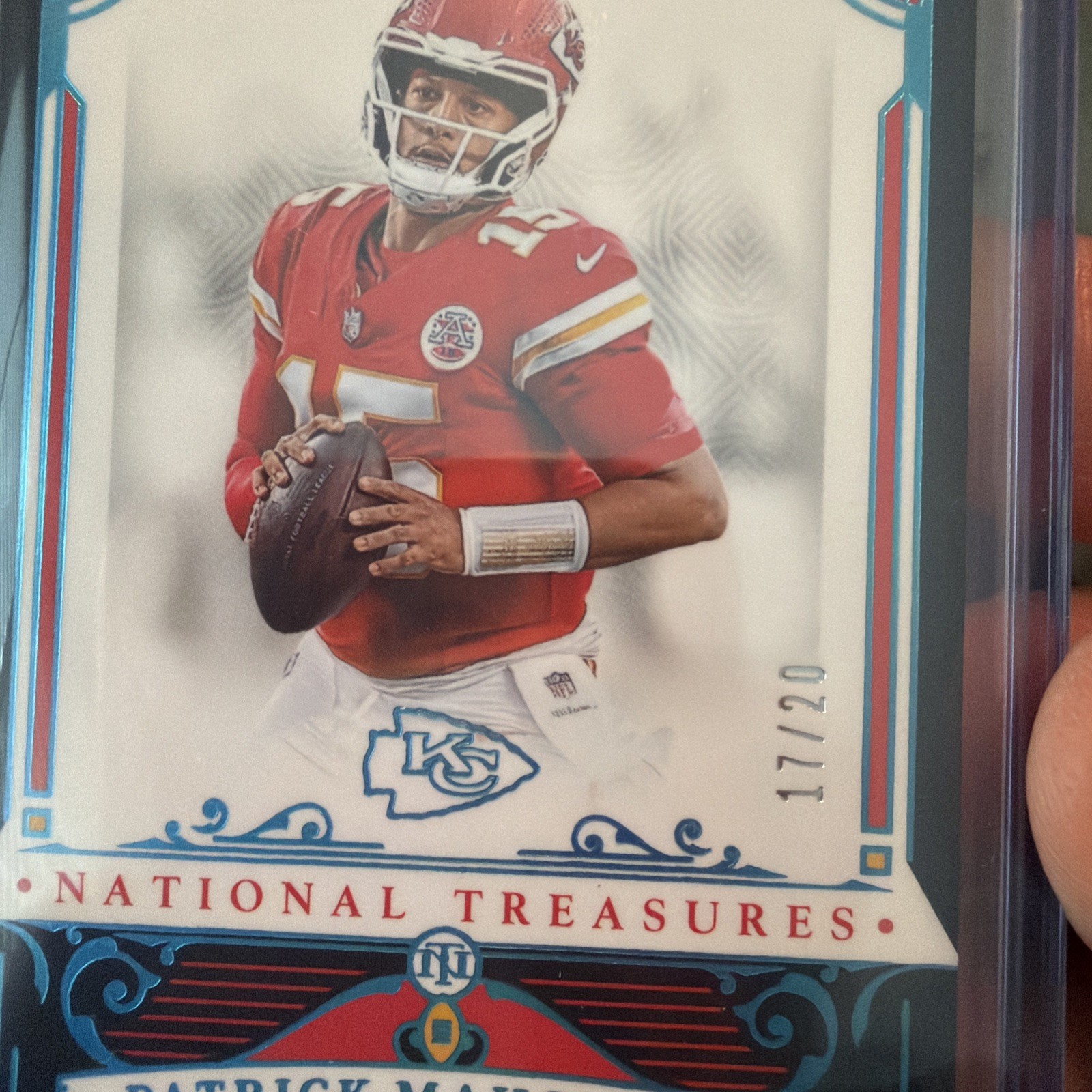 2025 Panini National Treasures Patrick Mahomes II #47 Chiefs🔥📈 /20🔥 view 3