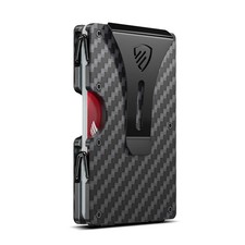 Slim Wallet for Men - RFID Blocking Metal Card Holder with Money Clip,Minimal...