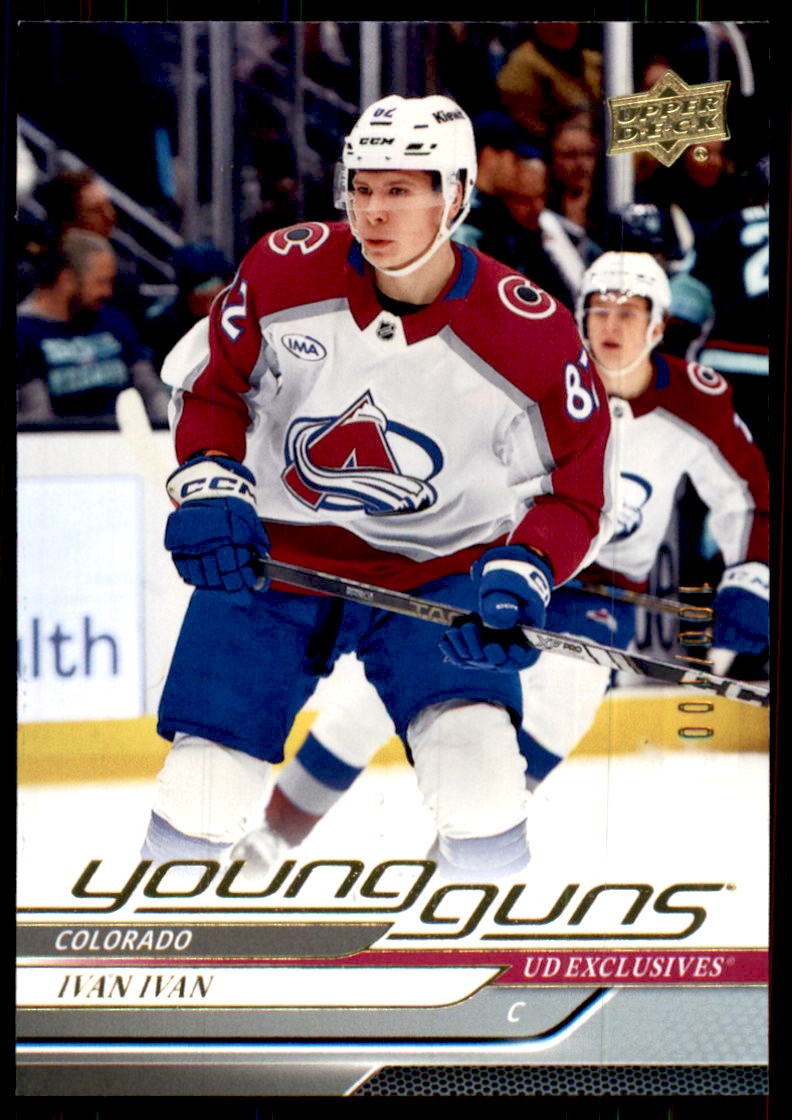 2024-25 Upper Deck #481 Ivan Ivan Young Guns 100/100 UD Exclusives Rookie