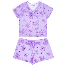 Lilo and Stitch - Stitch and Angel 2-Piece Pajama Set Pink