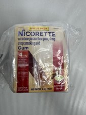 Nicorette Gum 4mg Cinnamon Surge 160 Pieces EXP 08/2027 Nicotine