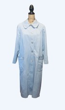 Vintage Women s Forecaster Of Boston Trench Coat Blue 13/14