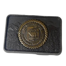 NRA Whittington Center Belt Buckle Second Annual Trophy Elk Hunt Natl Rifle Assn