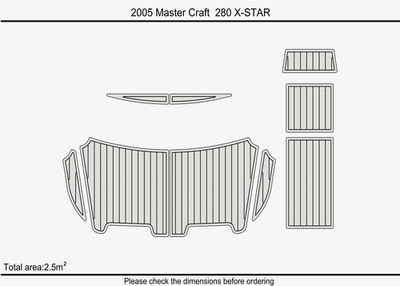 #ad #ad 2005 MasterCraft 280 X STAR DuraEVA Boat flooring $415.00