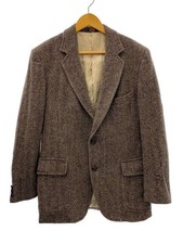 Pendleton Wool Herringbone Tailored Jacket/40/Gray Mens