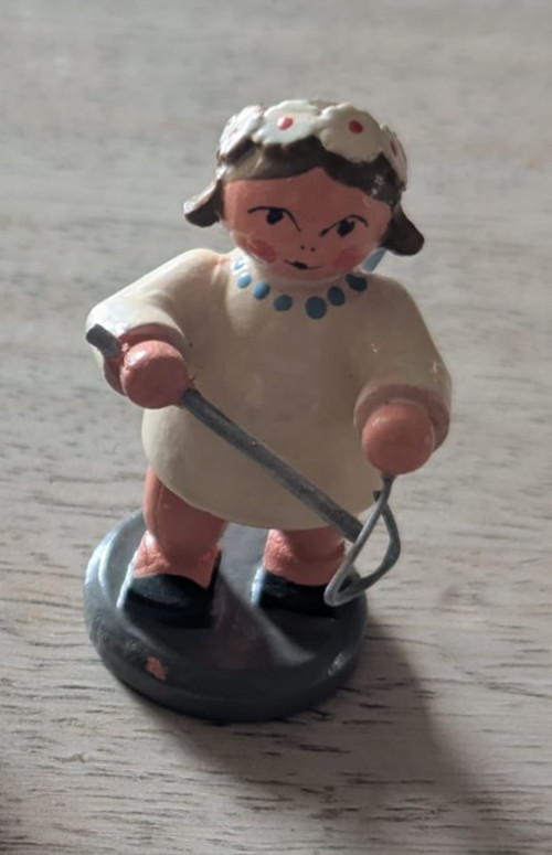 vintage wooden angel by Expertic - Erzgebirge - Germany