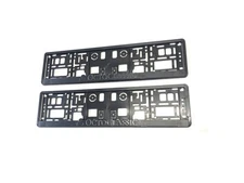 Octoclassic Car Number Plate Frame  Best Fit For Classic Car Set of 2