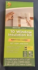 Duck Indoor Window Insulation Kit 62" x 420" Roll Shrink Film
