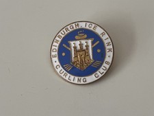 Curling - Edinburgh Ice Rink Curling Club - 25mm Badge