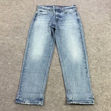 Lucky Brand Boy Mid Rise Relaxed Straight Jeans Womens 6/28 Light Denim 30x28