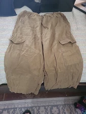 Grade & Gather Wool Blend Knit Jogger Pants Size M Brown Stretch Casual Lounge