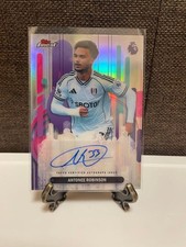 Topps Finest Fulham Antonee Robinson autograph soccer card