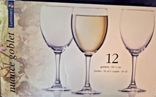 Luminarc Nuance Clear Glass Wine Glass 12 Piece Set