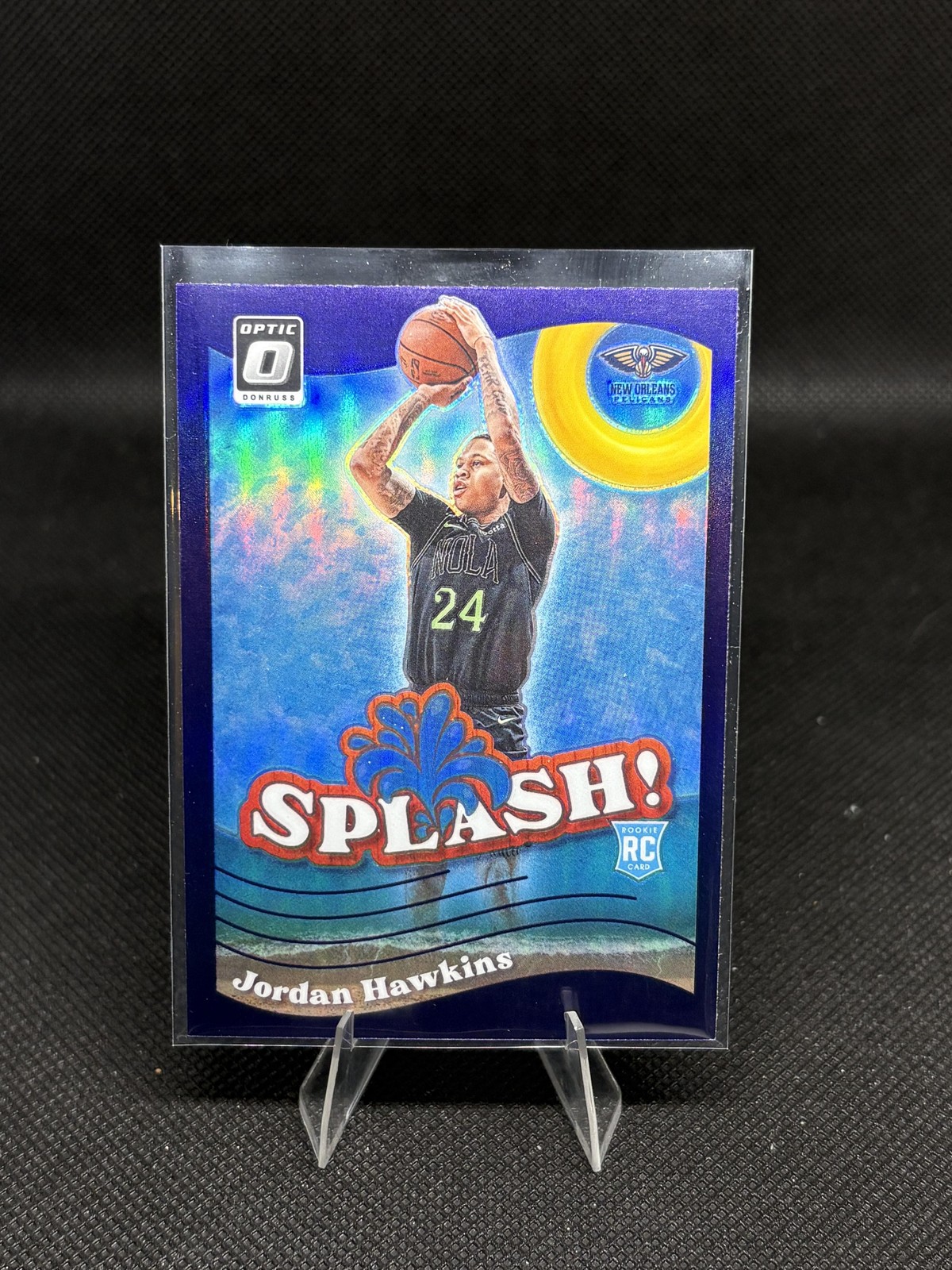 2023-24 Donruss Optic #10 Jordan Hawkins Splash Purple