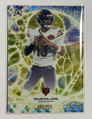 2025 Topps Resurgence Yellow Surge Protonyx Caleb Williams Chicago Bears 64/225