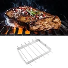 Stainless Steel Simple BBQ Grill Portable Barbecue Tools for Outdoor Camping Use