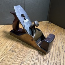 Vintage Gunmetal Steel Sole Smoothing Plane