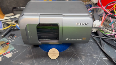 SONY # MDX-62 MD 6 MiniDisc Changer + Silent MD AUX Ready Vintage