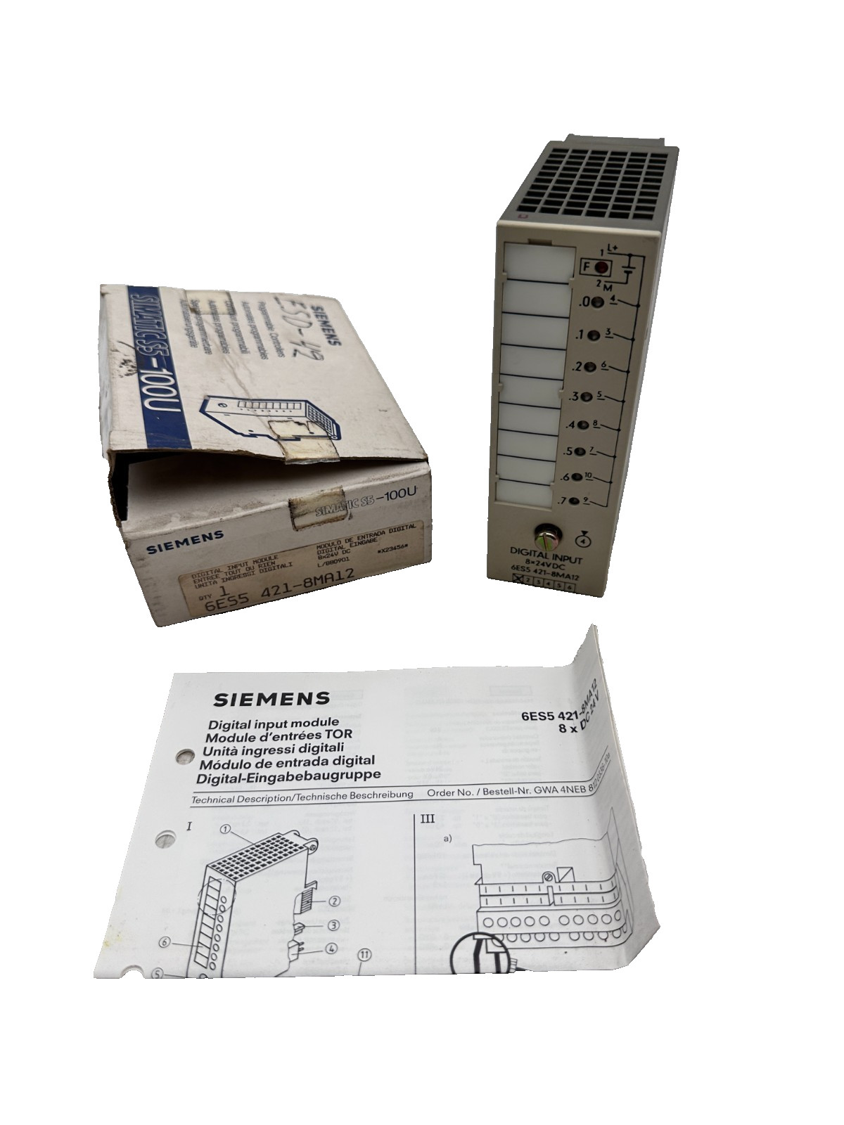 SIEMENS 6ES5421-8MA12 digital input module automate industriel S5