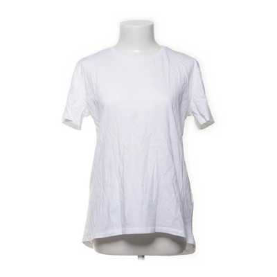 Zara, T-shirt, Größe: M, Weiß, Baumwolle, Einfarbig, Damen #bGO