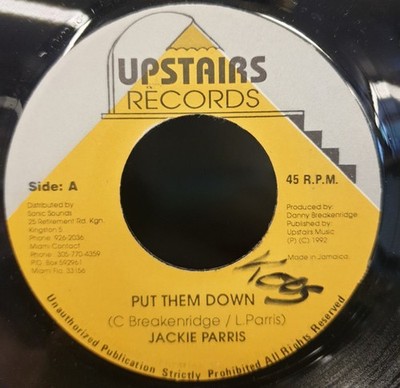 Jackie Paris - Put Them Down (7'', Single) (Near Mint (NM or M-)) - 3000966446