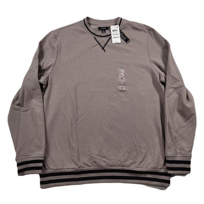 Alfani Fleece Sweatshirt Mens Medium Wallstreet Grey $50 NEW