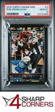 2015 TOPPS CHROME MINI #10 ROB GRONKOWSKI PATRIOTS PSA 10