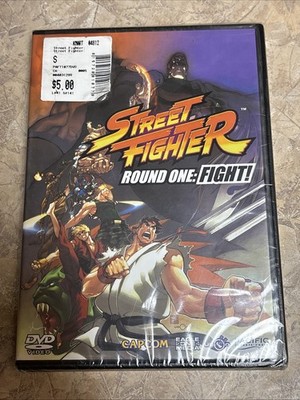 Street Fighter Round One Fight DVD Bonus ANIMATED COMIC 2 VERSIONS FREE SHIPPING