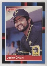1988 Donruss Junior Ortiz (Solid Blue Upper Left Corner) #168 to3