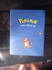 Vintage 1999 Pokemon Snap Binder Blue Charmander, Topps Movie Cards
