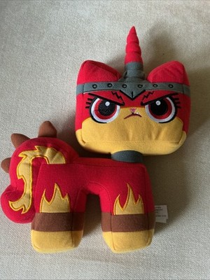 LEGO Unkitty Fire Stuffed Angry Kitty Cat Plush
