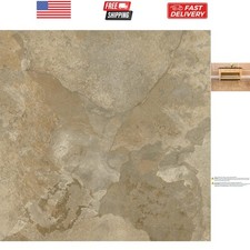 Nexus Self Adhesive 12-Inch Vinyl Floor Tiles, 20 Tiles - 12" x 12", Light Sl...