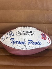 NFL Defense Game Ball  Presented TYRONE POOLE COLTS VS THE BILLS