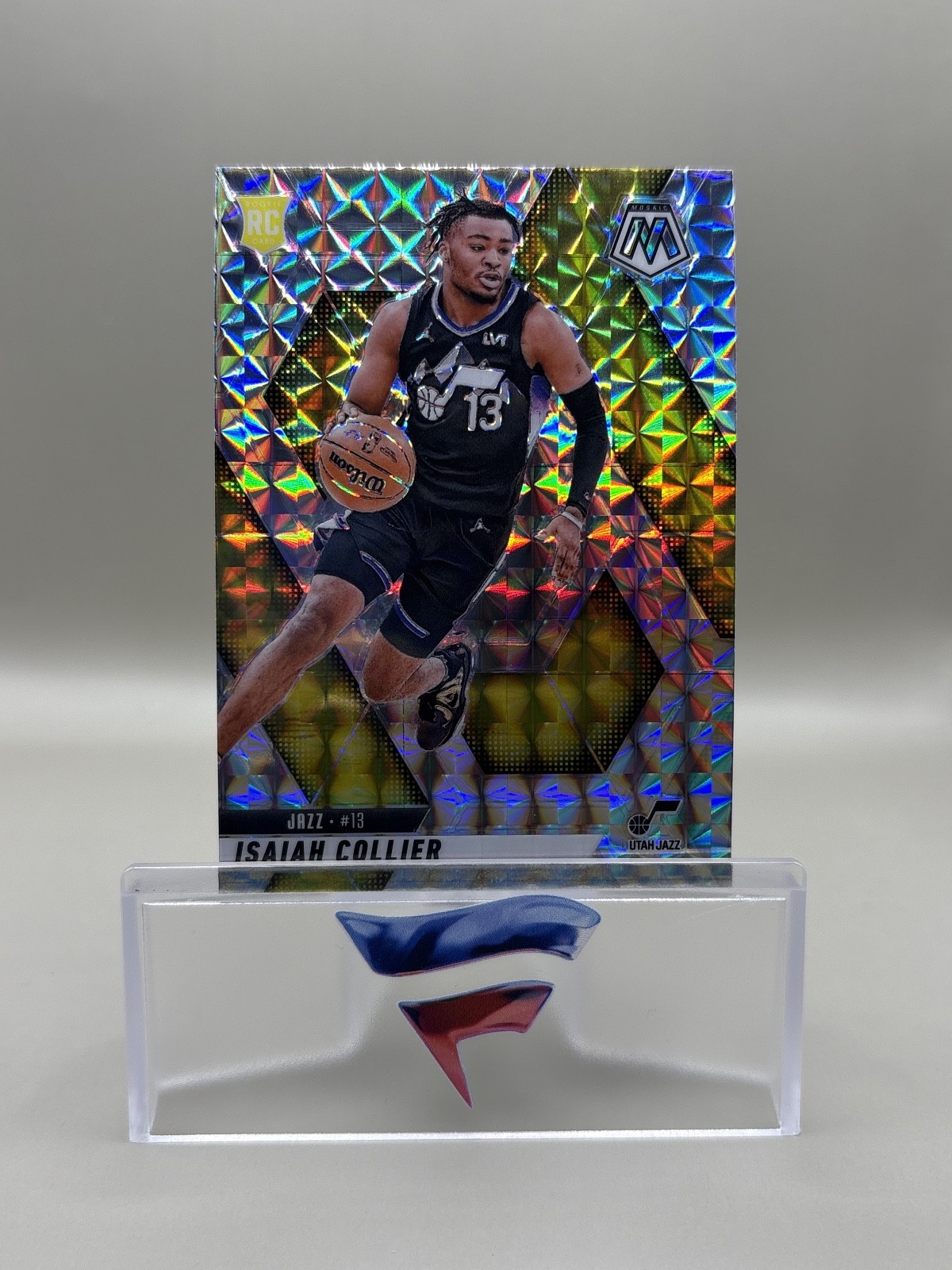 2024-25 Panini Mosaic - Rookies Isaiah Collier #222 Mosaic Prizm (RC)