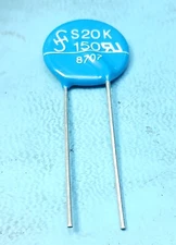 4 PIECES SIEMENS MATSUSHITA S20K150 METAL OXIDE VARISTOR (MOV)