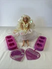 Vintage Mattel Secret Hearts Barbie Doll 1992 Blonde Iridescent Dress Purse Mold