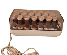 Clairol Custom Care Setter Hair Hot Rollers Curlers Model KF-20 With Clips Vtg